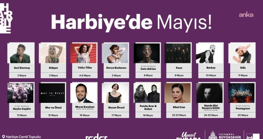 İstanbul’un en prestijli etkinlik mekânlarından Harbiye Cemil Topuzlu Açık Hava