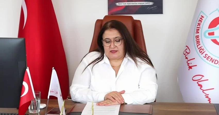 Hekim Birliği Sendikası Başkanı Hatice Çerçi Balcı, "Diş hekimlerinin alın