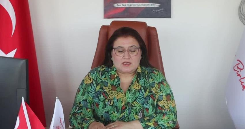 Hekim Birliği Genel Başkanı Hatice Çerçi Balcı, son dönemde artan