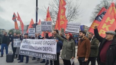 Halkın Kurtuluş Partisi (HKP), 77'nci kuruluş yıl dönümünde NATO'yu 5