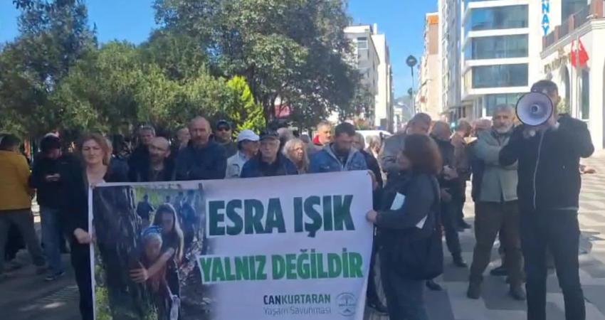 Cankurtaran Yaşam Savunması, Esra Işık’ın tutuklanmasını karşı Hopa’da düzenlediği yürüyüşle