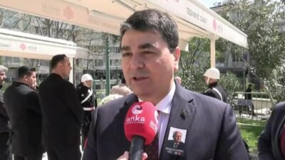 Demokrat Parti Genel Başkanı Gültekin Uysal, eski TBMM Başkanı Hüsamettin
