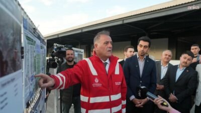 İstanbul Büyükşehir Belediyesi (İBB) Başkan Vekili Nuri Aslan ve Tuzla