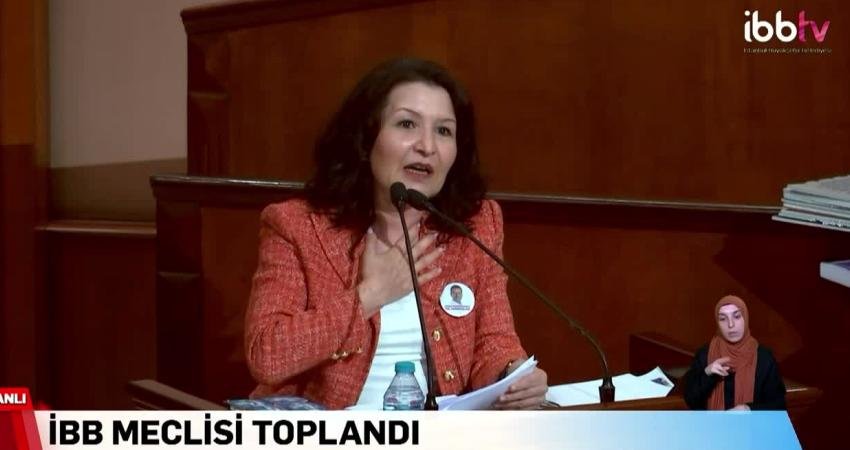 İstanbul Büyükşehir Belediye (İBB) Meclisi CHP Grup Başkanvekili Ülkü İnanlı,