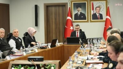 İçişleri Bakanı Mustafa Çiftçi başkanlığında valilerin katılımıyla video konferans sistemi