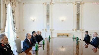 Azerbaycan'da resmi temaslarda bulunan İçişleri Bakanı Mustafa Çiftçi, Azerbaycan Cumhurbaşkanı