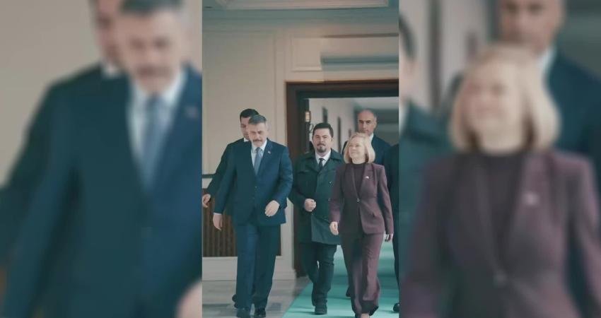 İçişleri Bakanı Mustafa Çiftçi, Finlandiya İçişleri Bakanı Mari Rantanen ile