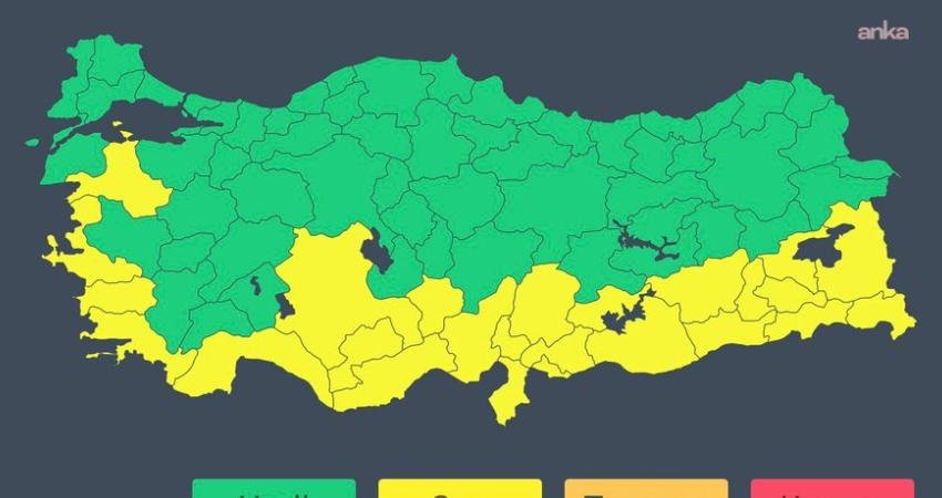 İçişleri Bakanlığı, İzmir, Aydın, Muğla, Diyarbakır, Batman, Siirt, Şırnak, Hakkari ve Bitlis illeri için