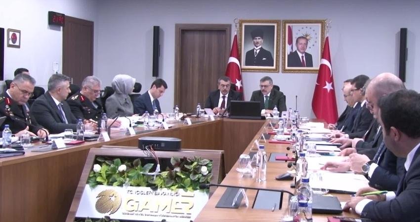 İçişleri Bakanı Mustafa Çiftçi ve Milli Eğitim Bakanı Yusuf Tekin,