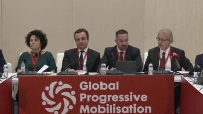 CHP Dış Politika Koordinatörü İlhan Uzgel, Barselona’da düzenlenen Küresel İlerici