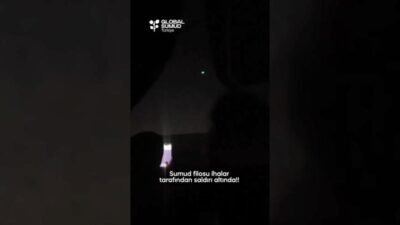 Global Sumud Filosu, İsrail'in uluslararası sularda filoya yönelik saldırı başlattığını