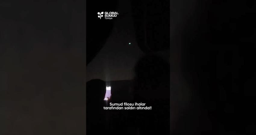 Global Sumud Filosu, İsrail'in uluslararası sularda filoya yönelik saldırı başlattığını