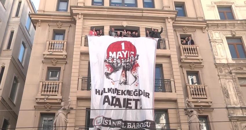 İstanbul Barosu, 1 Mayıs İşçi Bayramı öncesinde Baronun Beyoğlu'nda bulunan