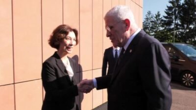 İYİ Parti Genel Başkana Müsavat Dervişoğlu, Almanya’daki temaslarının ardından, Fransa