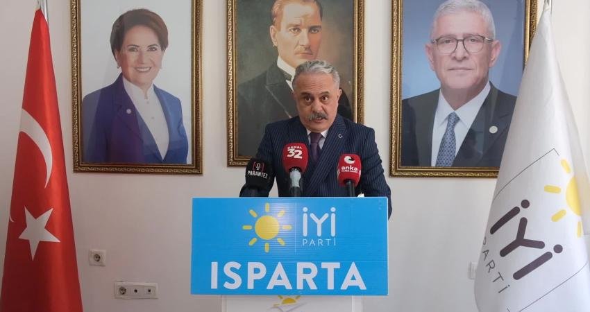 İYİ Parti Isparta Basın Sözcüsü Ülkem Baş, su sayaçlarının belediye