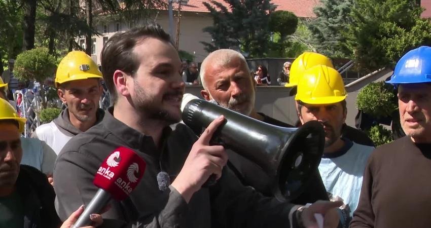 İYİ Parti Genel Başkan Yardımcısı Cenk Özatıcı, alacaklarının ödenmesi talebiyle