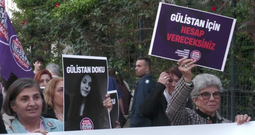 İzmir’de Kadın Cinayetlerini Durduracağız Platformu üyesi kadınlar, 5 Ocak 2020’den