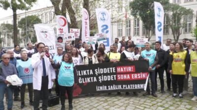 İzmir Sağlık Platformu, “17 Nisan Sağlıkta Şiddete Karşı Mücadele Günü”