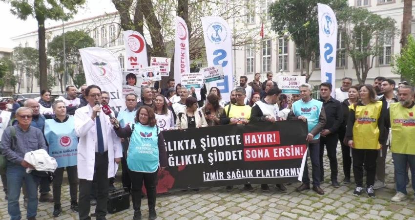İzmir Sağlık Platformu, “17 Nisan Sağlıkta Şiddete Karşı Mücadele Günü”