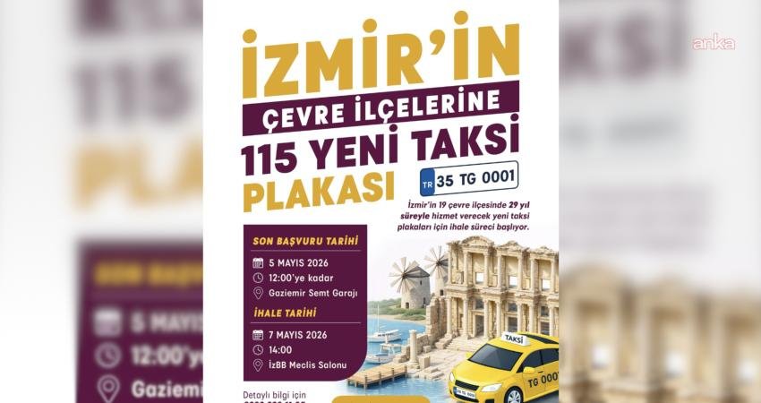 İzmir Büyükşehir Belediyesi, 19 çevre ilçede 29 yıllığına faaliyet gösterecek