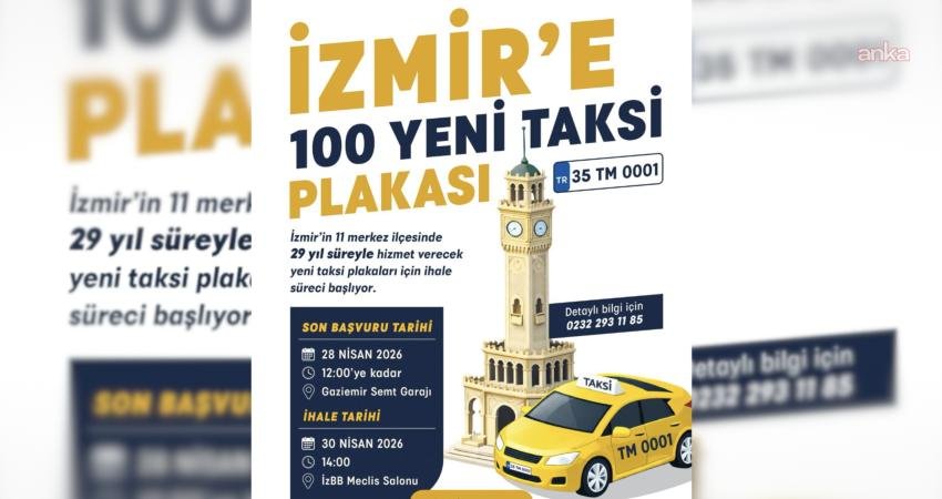 İzmir Büyükşehir Belediyesi kent merkezindeki 11 ilçede 29 yıllığına faaliyet