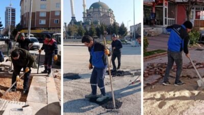 Kahramankazan Belediyesi Fen İşleri Müdürlüğü ekipleri, ilçe genelinde ulaşım konforunu