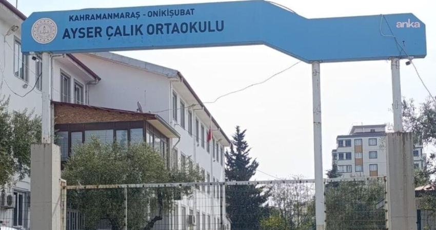 Kahramanmaraş İl Milli Eğitim Müdürü Erhan Baydur, Ayser Çalık Ortaokulu'ndaki