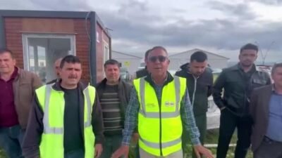 Kahramanmaraş’ta Dünya Bankası destekli altyapı projelerinde çalışan işçiler, aylardır ücretlerini