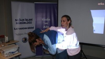 Kartal Belediyesi’nin Yakacık Kadın Yaşam Merkezi’nde düzenlediği “Temel İlk Yardım