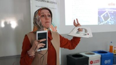 Keçiören Belediyesi tarafından çevre bilincini artırmak amacıyla yürütülen eğitim çalışmaları