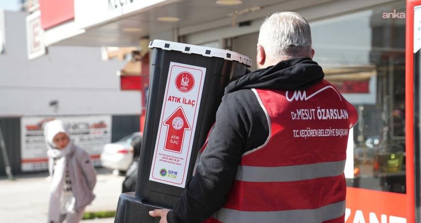 Keçiören Belediyesi’nden çevreci proje: Eczanelere atık ilaç toplama kutuları yerleştirildi Keçiören Belediyesi İklim Değişikliği ve Sıfır Atık Müdürlüğü, “Doğayı Koru, Sağlığına Sahip