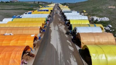 Keçiören Belediyesi tarafından Bağlum Karşıyaka Mahallesi’nde kurulacak kurban satış alanında