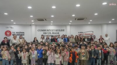 Keçiören Belediyesi Gül Adası Çocuk Gelişim Merkezi öğrencileri, Atatürk Cumhuriyet