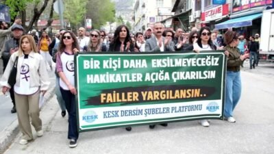 KESK Tunceli Şubeler Platformu tarafından Gülistan Doku soruşturmasına ilişkin açıklama