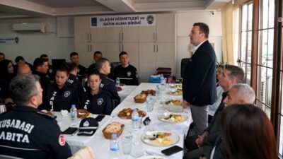 Kuşadası Belediye Başkan Vekili Tahsin Demirtaş, Zabıta Müdürlüğü’nü ziyaret etti.