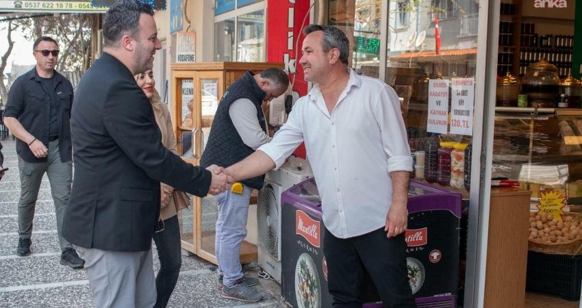 Kuşadası Belediye Başkan Vekilliği görevine seçilmesinin ardından saha çalışmalarına hız