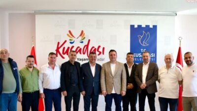 Kuşadası Esnaf ve Sanatkârlar Odası (KESO) Başkanı Ahmet Çalım ve