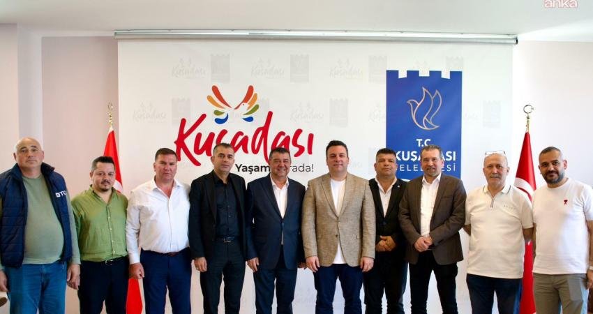 Kuşadası Esnaf ve Sanatkârlar Odası (KESO) Başkanı Ahmet Çalım ve