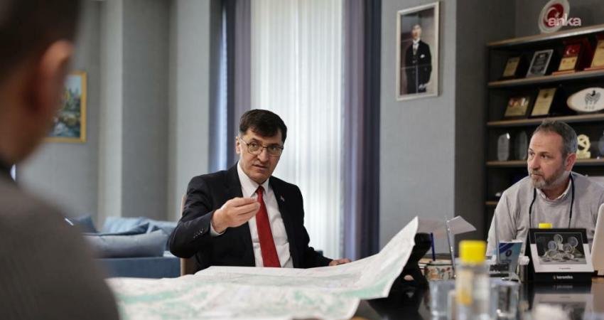 Kütahya Belediye Başkanı Eyüp Kahveci, Su ve Kanalizasyon Müdürlüğü koordinasyonunda yürütülen içme