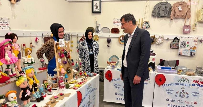 Kütahya Belediye Başkanı Eyüp Kahveci, “Kütahya Yöresel” markasına ait el