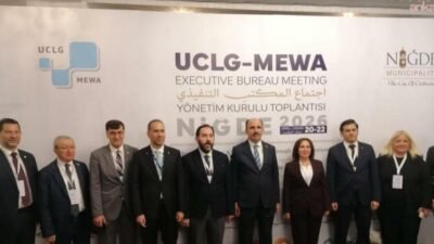 Kütahya Belediye Başkanı Eyüp Kahveci, UCLG-MEWA Yönetim Kurulu Toplantısı kapsamında