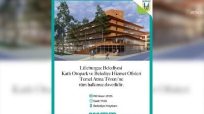 Lüleburgaz Belediyesi Katlı Otopark ve Belediye Hizmet Ofisleri’nin temeli, yarın