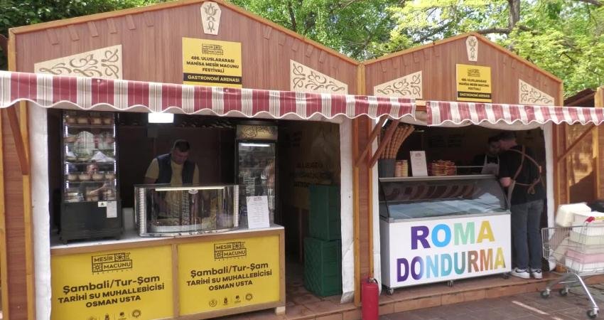 486’ncı Uluslararası Manisa Mesir Macunu Festivali kapsamında düzenlenen “Manisa Gastronomi Panayırı”