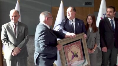 486. Uluslararası Manisa Mesir Macunu Festivali kapsamında kente gelen konuk