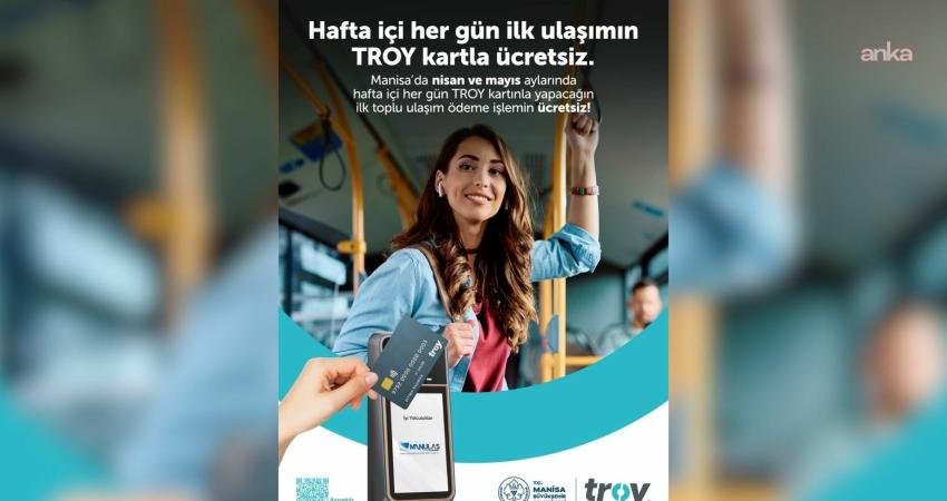 Manisalılar, toplu ulaşımda 1 milyon liranın üzerinde tasarruf etti Manisa Büyükşehir Belediyesi tarafından başlatılan TROY Kart kampanyasının ilk üç
