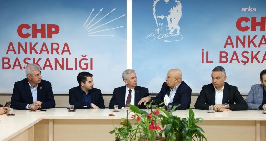 Ankara Büyükşehir Belediye (ABB) Başkanı Mansur Yavaş, CHP Ankara İl Başkanı