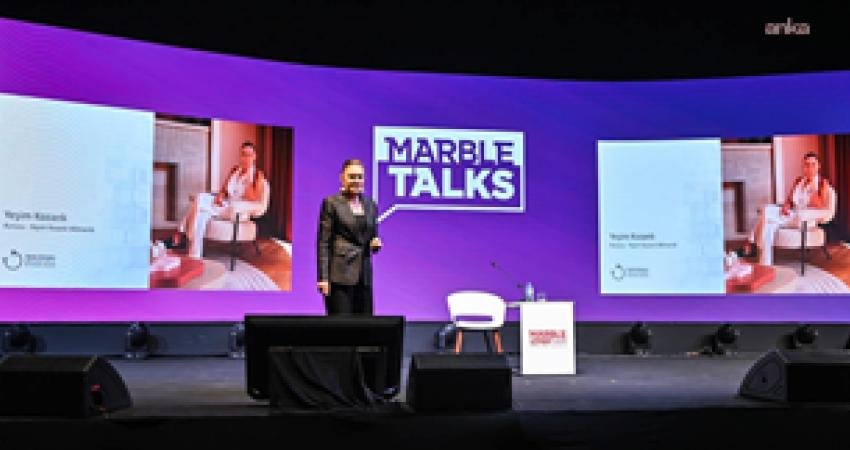 Marble Talks’ta ilk konuk iç mimar Yeşim Kozanlı Marble İzmir - 31. Uluslararası Doğaltaş ve Teknolojileri Fuarı kapsamında
