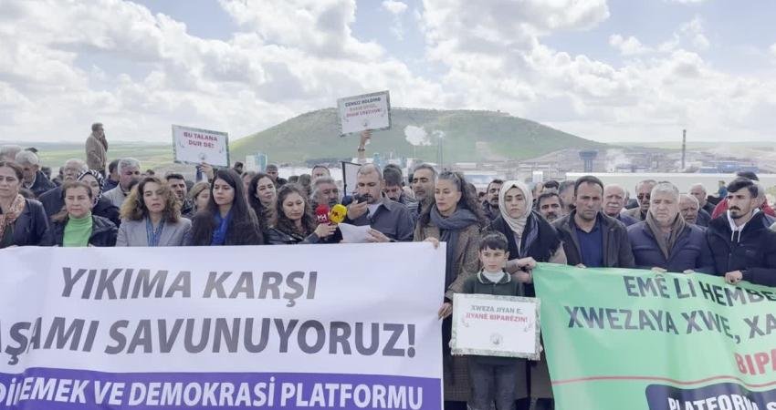 Mardin Emek ve Demokrasi Platformu, Mazıdağı’nda Eti Bakır AŞ tarafından