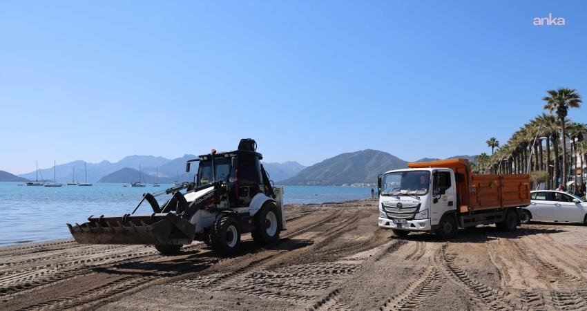 Marmaris Belediyesi, ilçeyi yaz sezonuna hazırlıyor Marmaris Belediyesi, yaz sezonu öncesinde ilçe genelinde yürüttüğü temizlik, bakım
