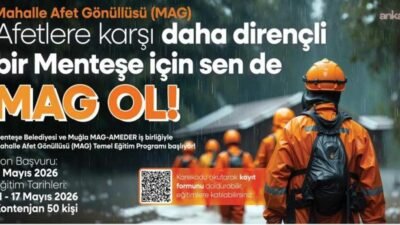 Menteşe Belediyesi ve Muğla Mahalle Afet Gönüllüleri Acil Müdahale Derneği